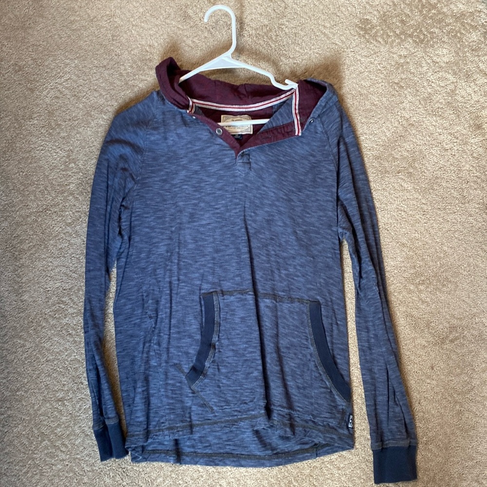 Flag & Anthem Quarter button sweatshirt